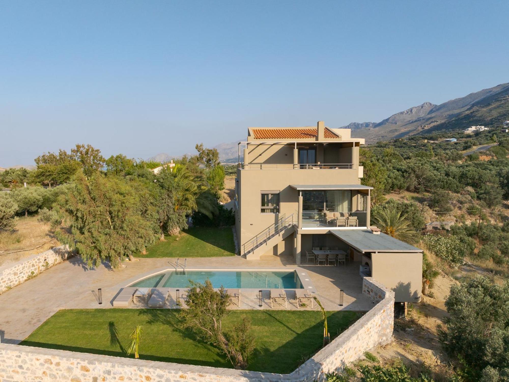 Vila Despina 1 Plakias Private Villa, Private Swimming Pool Garden,amazing View Lefkogeia